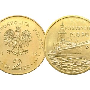 [242] 2 zł NG Niszczyciel Piorun stan menniczy