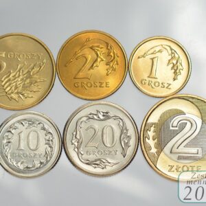 Komplet monet obiegowych 2005 r. UNC 6 sztuk