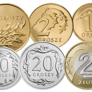 Komplet monet obiegowych 2006 r. UNC 6 sztuk