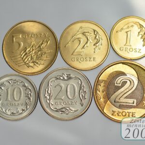 Komplet monet obiegowych 2006 r. UNC 6 sztuk