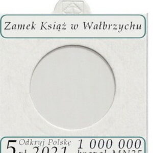 [275] 5 zł Zamek Książ w Wałbrzychu + holder + opis