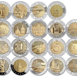 5 zł 2014 – 2024 r. KOMPLET 21 MONET MENNICZE