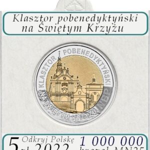[277] 5 zł Klasztor na Św. Krzyżu + holder + opis