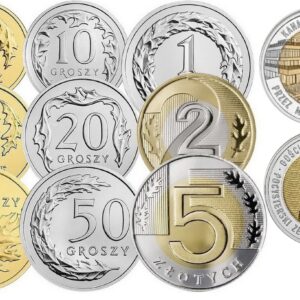 Komplet monet obiegowych i 5 zł 2023 r. UNC