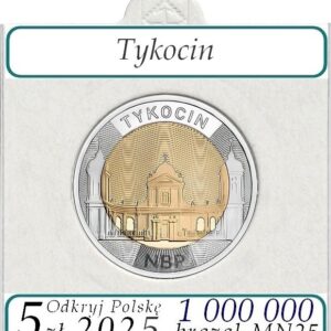[282] 5 zł Odkryj Polskę – Odkryj Polskę – Tykocin + holder + opis